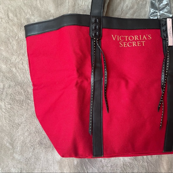 Victoria's Secret Red Tote Bag - Picture 7 of 11